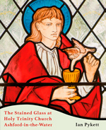Cover of book on the stained glass at Ashford-in-the Water.