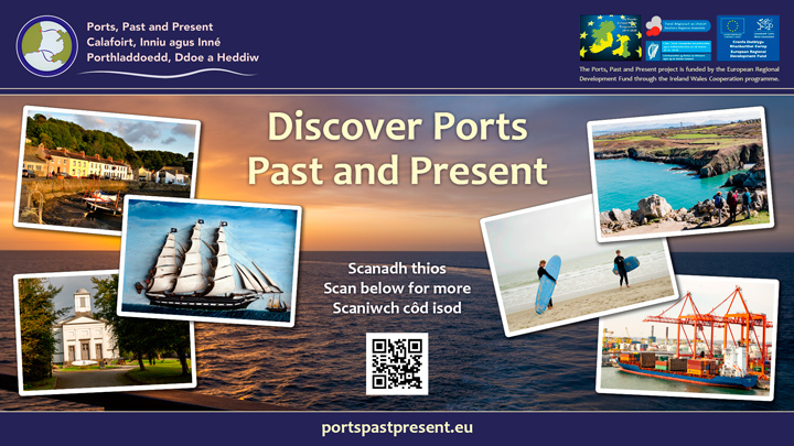 Ports Past and present round logo.